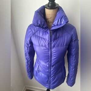 ADD Icon 10 Goose Down Puffer Women's Jacket Purple US 2 Made in Italy